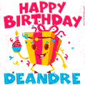 Funny Happy Birthday Deandre GIF