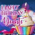 Happy Birthday Deante - Lovely Animated GIF
