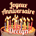 Joyeux anniversaire Declyn GIF