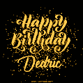 Happy Birthday Card for Dedric - Download GIF and Send for Free
