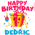 Funny Happy Birthday Dedric GIF