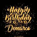 Happy Birthday Card for Demarco - Download GIF and Send for Free