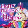 Happy Birthday Demarco - Lovely Animated GIF