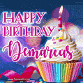 Happy Birthday Demarcus - Lovely Animated GIF
