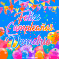 Feliz Cumpleaños Demetrio (GIF)