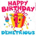 Funny Happy Birthday Demetrious GIF