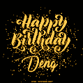 Happy Birthday Card for Deng - Download GIF and Send for Free