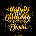 Happy Birthday Card for Dennis - Download GIF and Send for Free