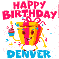 Funny Happy Birthday Denver GIF