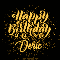 Happy Birthday Card for Deric - Download GIF and Send for Free