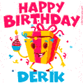 Funny Happy Birthday Derik GIF