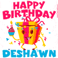 Funny Happy Birthday Deshawn GIF