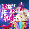 Happy Birthday Destyn - Lovely Animated GIF