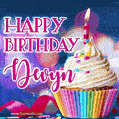 Happy Birthday Devyn - Lovely Animated GIF