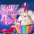 Happy Birthday Dewey - Lovely Animated GIF