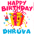 Funny Happy Birthday Dhruva GIF