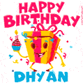 Funny Happy Birthday Dhyan GIF
