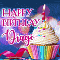 Happy Birthday Diago - Lovely Animated GIF