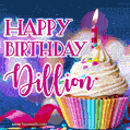 Happy Birthday Dillion - Lovely Animated GIF