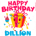 Funny Happy Birthday Dillion GIF