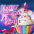 Happy Birthday Dionte - Lovely Animated GIF
