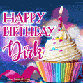 Happy Birthday Dirk - Lovely Animated GIF