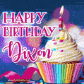 Happy Birthday Dixon - Lovely Animated GIF