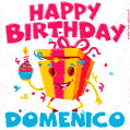 Funny Happy Birthday Domenico GIF