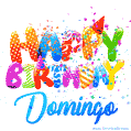 Happy Birthday Domingo - Creative Personalized GIF With Name