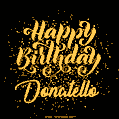 Happy Birthday Card for Donatello - Download GIF and Send for Free