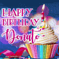 Happy Birthday Donato - Lovely Animated GIF