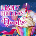 Happy Birthday Dondre - Lovely Animated GIF