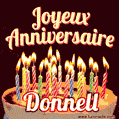 Joyeux anniversaire Donnell GIF