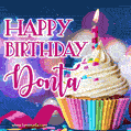 Happy Birthday Donta - Lovely Animated GIF