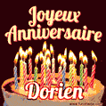 Joyeux anniversaire Dorien GIF