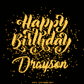 Happy Birthday Card for Drayson - Download GIF and Send for Free