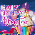 Happy Birthday Drayton - Lovely Animated GIF