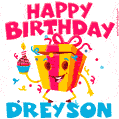 Funny Happy Birthday Dreyson GIF