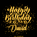 Happy Birthday Card for Duvid - Download GIF and Send for Free
