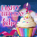 Happy Birthday Echo - Lovely Animated GIF