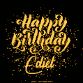 Happy Birthday Card for Ediel - Download GIF and Send for Free