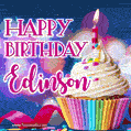 Happy Birthday Edinson - Lovely Animated GIF
