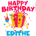 Funny Happy Birthday Edithe GIF