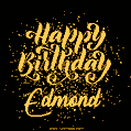 Happy Birthday Card for Edmond - Download GIF and Send for Free