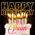 Efrain - Animated Happy Birthday Cake GIF for WhatsApp