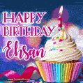 Happy Birthday Ehsan - Lovely Animated GIF