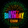 New Bursting with Colors Happy Birthday Eian GIF and Video with Music