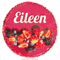 Happy Birthday Cake with Name Eileen - Free Download