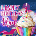 Happy Birthday Elan - Lovely Animated GIF