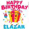 Funny Happy Birthday Elazar GIF